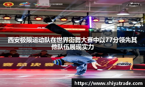 西安极限运动队在世界街舞大赛中以77分领先其他队伍展现实力